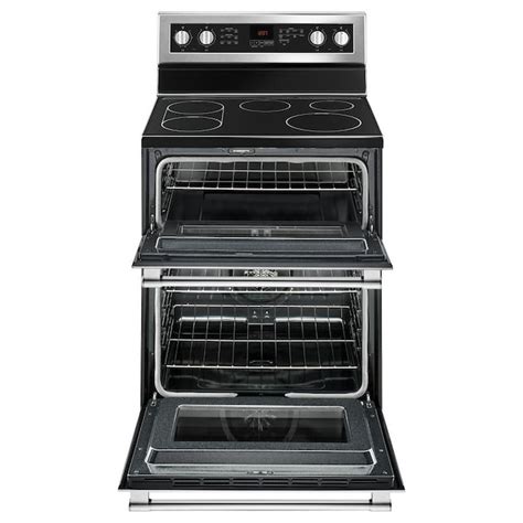 Maytag 30 In Smooth Surface Glass Top 5 Elements 42 Cu Ft 25 Cu Ft