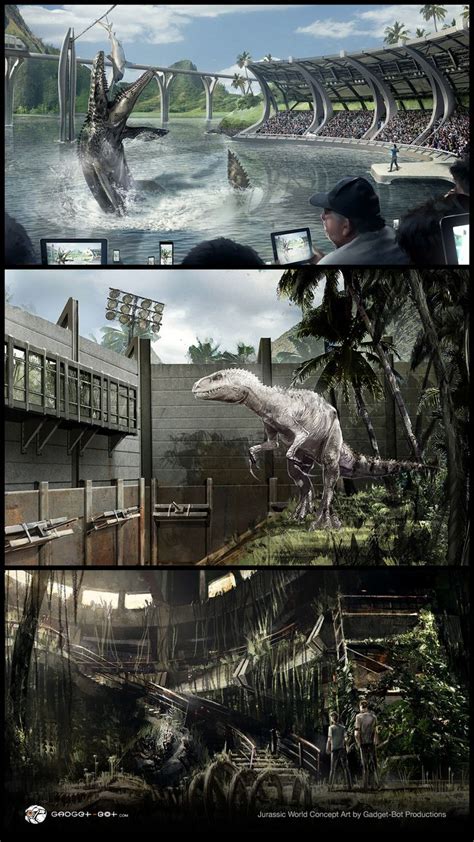 Jurassic World Concept Art By Gadget Bot Productions Jurassic Park World Jurassic Park