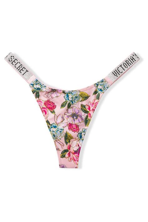 Buy Victorias Secret Bombshell Shine Strap Thong Panty From The Victorias Secret Uk Online Shop
