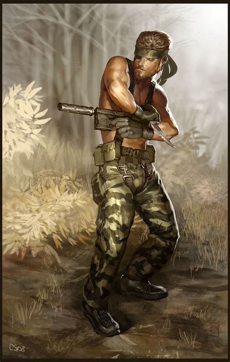 Naked Snake By Cbsorgeartworks On Deviantart