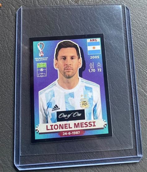 Collector Pulls The Ultimate Messi Card 2022 Panini Fifa World Cup