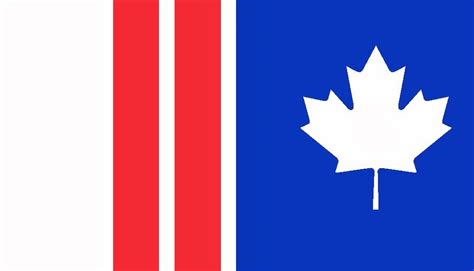The Voice Of Vexillology Flags And Heraldry The Canada France Antipode Flag