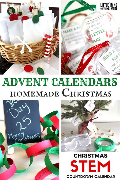 Homemade Advent Calendar Christmas Ideas For Busy Families