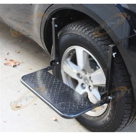 Now, proceed to your trunk and remove everything that you'll need to change your tire, placing all of your equipment on a light there you have it, a basic guide on how to change a flat tire. Could/Should You Design a Folding Step That Deployed From ...