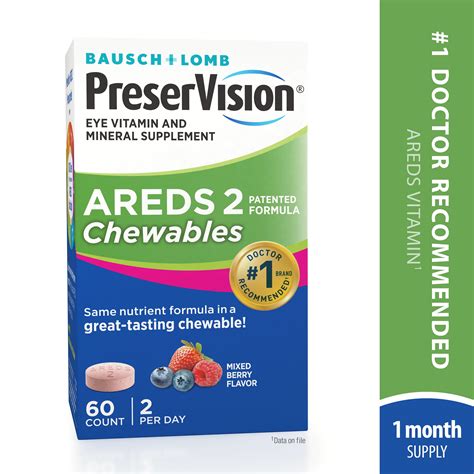 Preservision Areds 2 Formula Vitamin And Mineral Supplement 60 Ct