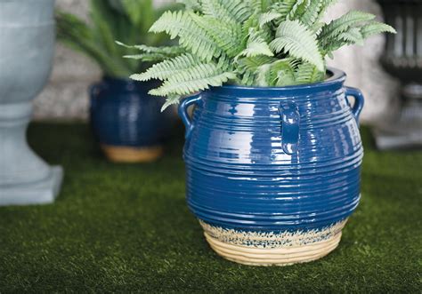 10 Blue Pots For Plants