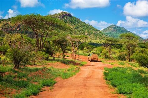 Savanna Landscape In Kenya Africa ~ Nature Photos On Creative Market