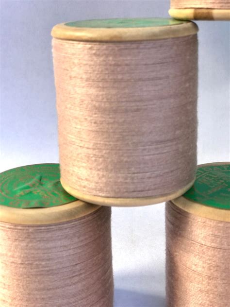 8 Spools Antique Consolidated Irelin Linen Thread Like New Mint