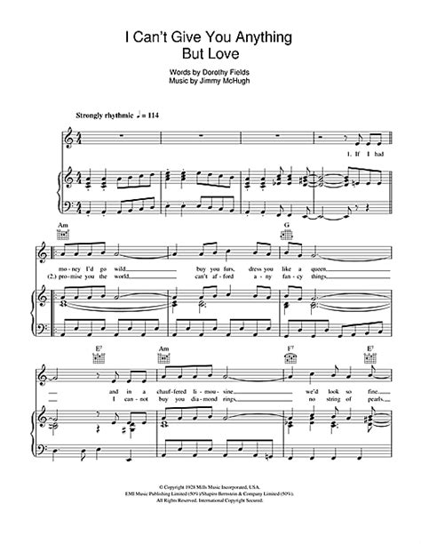 I Cant Give You Anything But Love Sheet Music By The Stylistics Piano