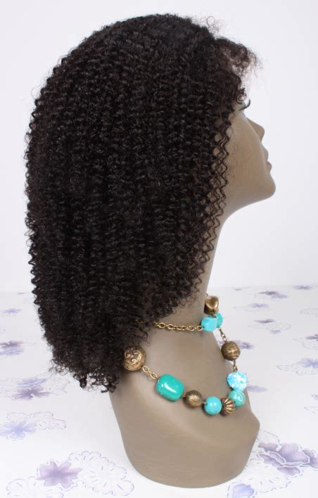 $29.99 ($29.99 / count) & free returns 12 inch Afro Kinky Curly Brazilian Jeri Curl Lace Front Wigs