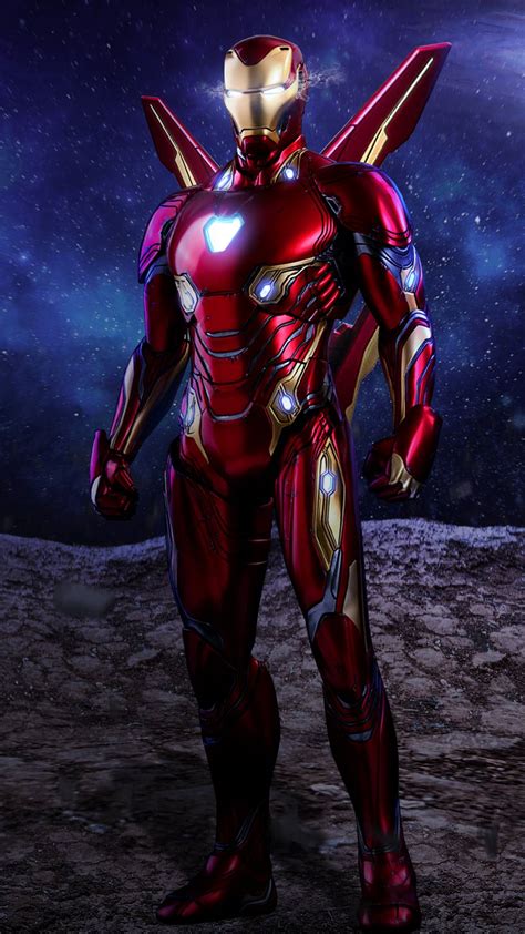 Iron Man Red Armor Mark 50 Iphone Wallpaper Iphone Wallpapers