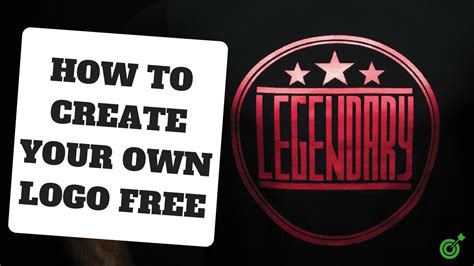 How To Create Your Own Logo Free And Online Youtube