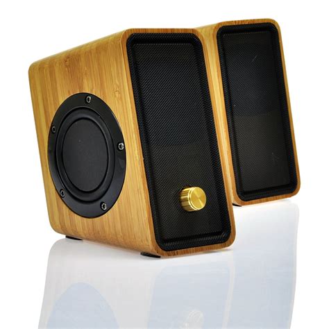 20 Channel Usb Powered Bamboo Pc Speaker