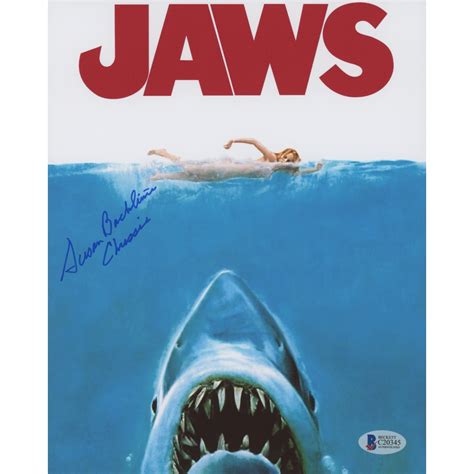 Susan Backlinie Signed Jaws 8x10 Photo Inscribed Chrissie Beckett