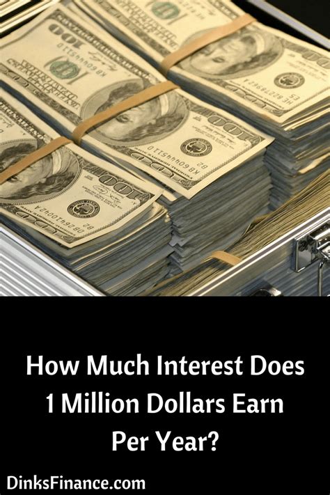 How many million in one billion? How Much Interest Does 1 Million Dollars Earn Per Year ...