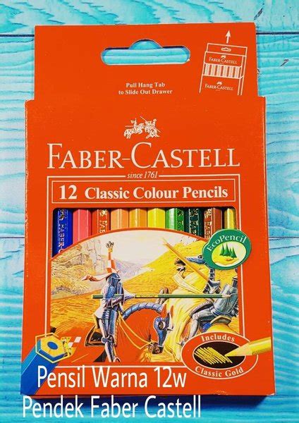 Jual Stok Terbatas Pensil Warna Faber Castell 12 Warna Classic Colour