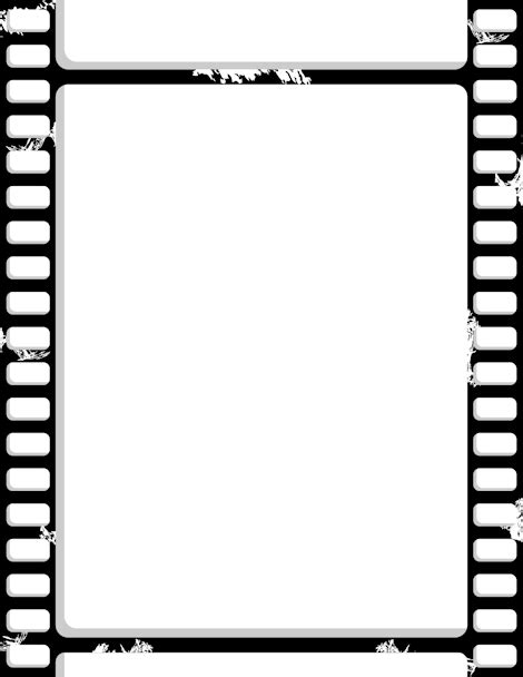 Film Strip Border Clip Art Page Border And Vector Graphics Film