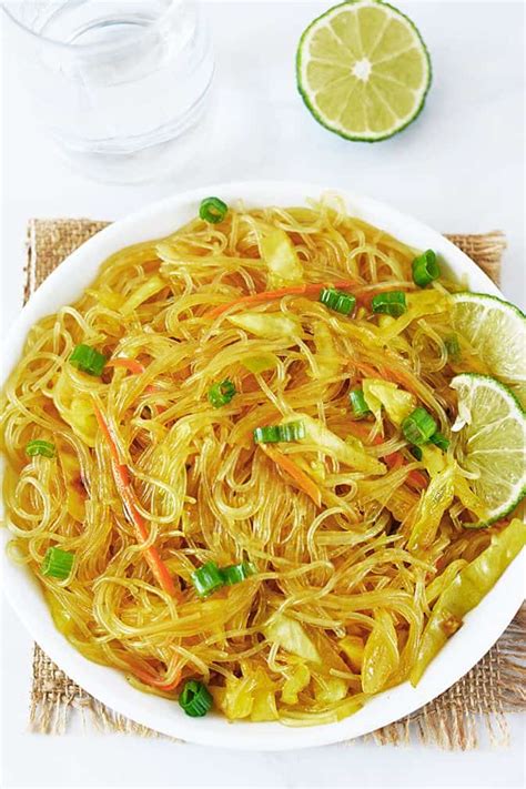 Pancit Bihon Filipino Noodle Healthier Steps