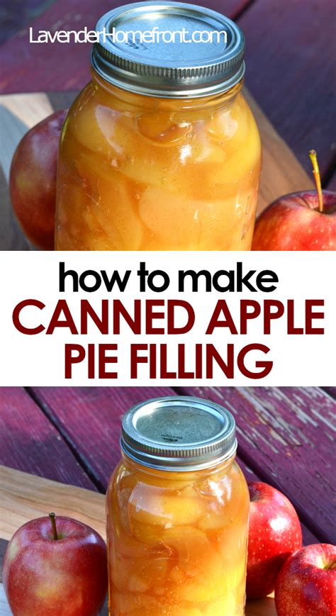 How To Make Canned Apple Pie Filling Easy And Delicious Recipe