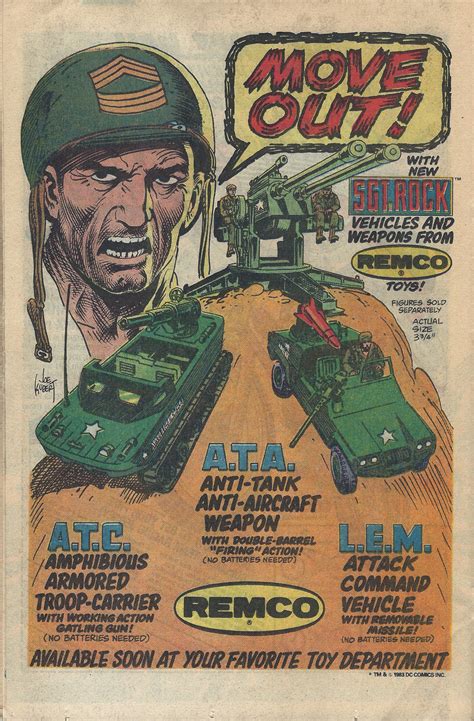 Move Out With New Sgt Rock Vehicles And Weapons From Remco Battlegrip
