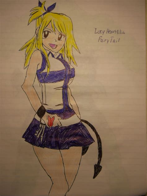 Lucy Heartfilia Drawing By Flyinglion76 On Deviantart