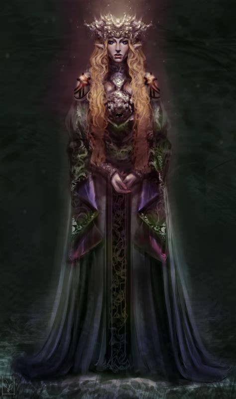 Titania The Fairy Queen Elven Queen Queen Art Character Art