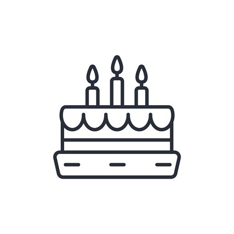 Birthday Cake Icons Symbol Vector Elements For Infographic Web 10822229