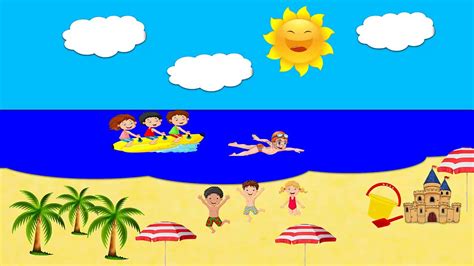 Video Infantil Jugando Con Los Ni Os En La Playa Vacaciones Para Los Ni Os Youtube