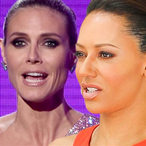 Heidi Klum And Mel B Ready To Scratch Each Others Eyes Out National Enquirer