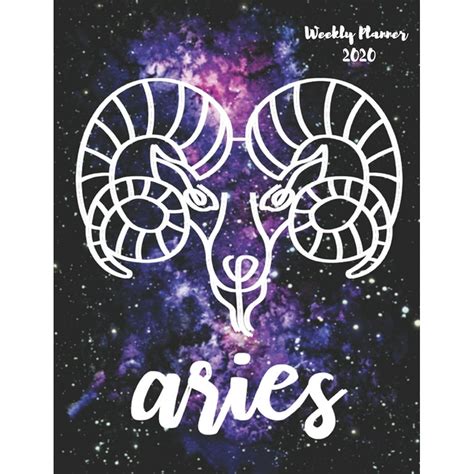 Aries Weekly Planner 2020 January Through December T For Your