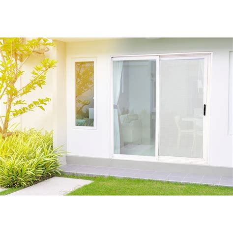 Reliabilt 36 In X 80 In White Aluminum Sliding Patio Screen Door In The