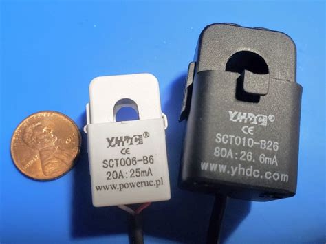 20A 25mA Micro Current Transformer YHDC SCT 006 6mm CircuitSetup