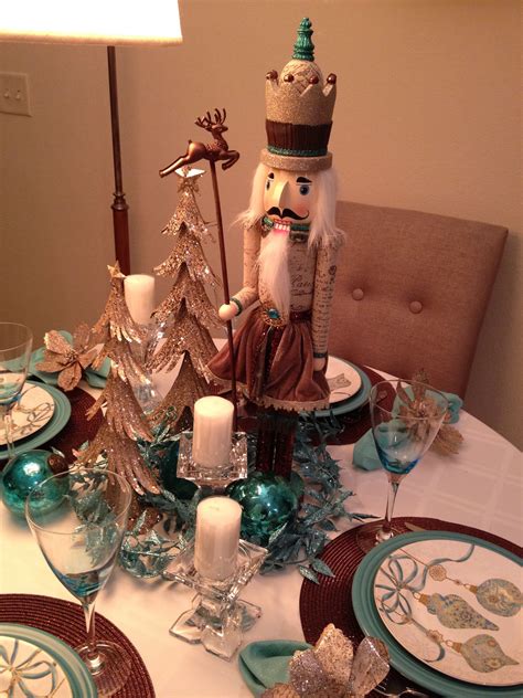 Nutcracker in tablescape, Christmas 2013 Nutcrackers, Tablescapes