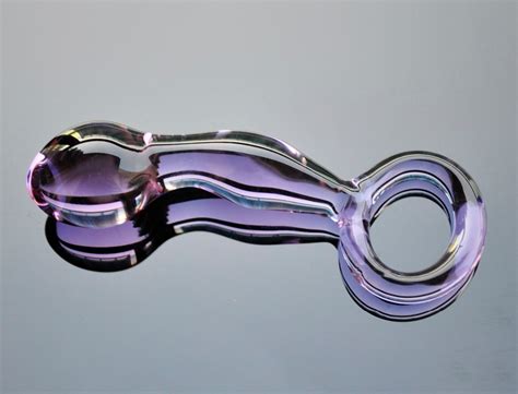 33mm Crystal Anal Beads Dildo Pyrex Glass Butt Plug Fake