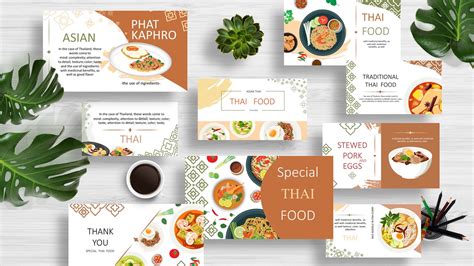 Centre point is one of thailand's top hospitality chains, with a select portfolio of premier hotels, serviced apartments and luxury residences, all of which are situated in prime locations in bangkok, pattaya and korat. Thai Food PowerPoint Template - Powerpoint Hub