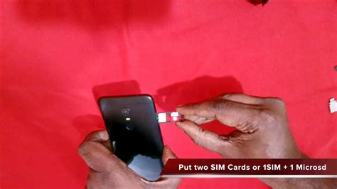 Xiaomi Redmi Note Insert SIM Card And Microsd Card YouTube