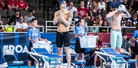 Why does dressel put his back foot on an angle? US Trials in Bildern: Lochte und Phelps schwimmen sich warm