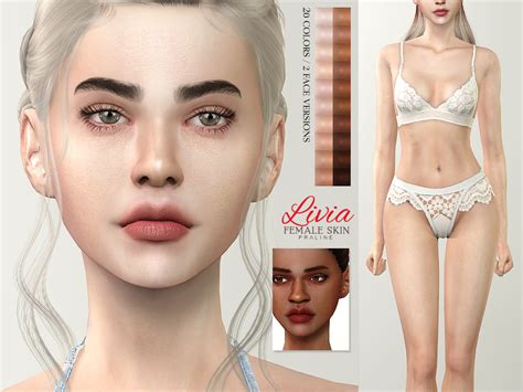 The Sims Resource Livia Skin Female