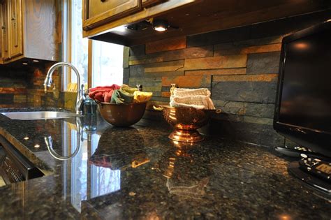 Has been added to your cart. Granite Countertops and Tile Backsplash Ideas - Eclectic ...