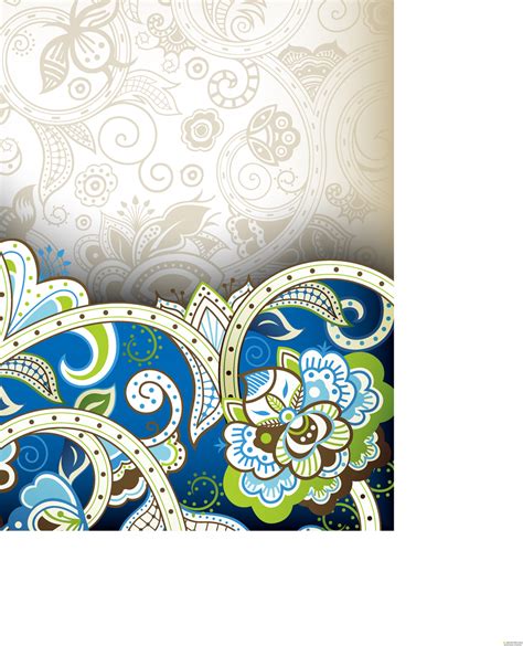 Oriental Abstract Background Векторные клипарты текстурные фоны