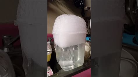 Dry Ice In Water With Dish Soap Youtube