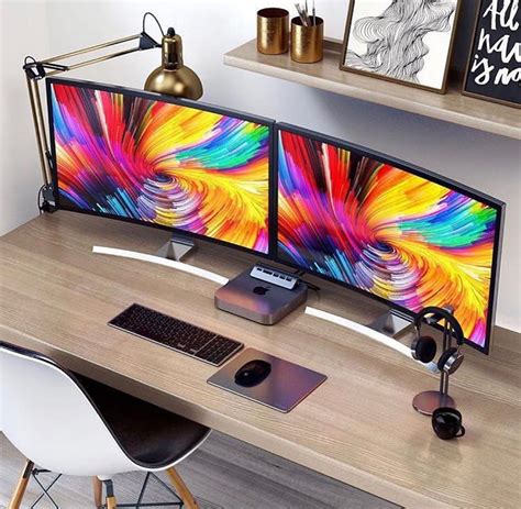 Dual Curved Monitors Makes For An Epic Setup Would You Agree Follow