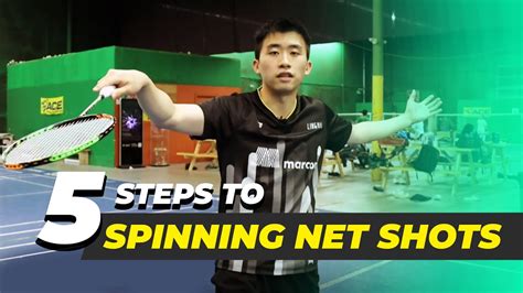 How To Hit Perfect Badminton Spinning Net Shots Youtube