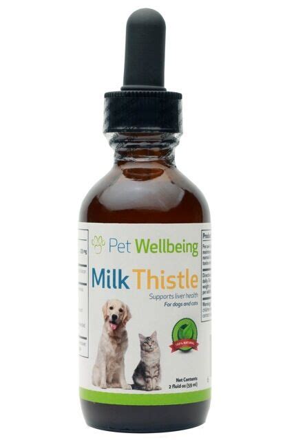 In general, bulk milk thistle contains about 70% silymarin compounds.(34). Pet Wellbeing Milk Thistle Support for Cat Liver Disease 2 ...