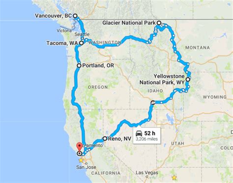 5 miles more, or 269 miles, to be exact. How far is yellowstone national park from las vegas nevada ...