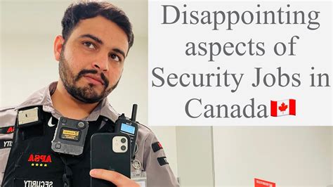 Canada Security Jobs Cons Canada Security Jobs Reality YouTube