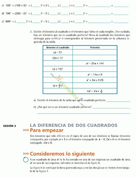MATEMATICAS III TERCERO DE SECUNDARIA EJERCICIOS ...