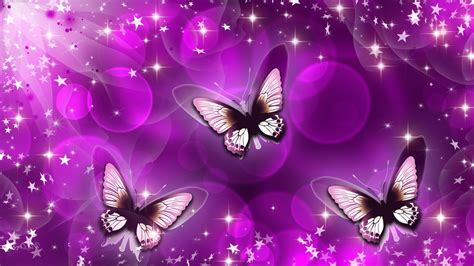 Purple Butterfly Wallpaper For Desktop – Cute Wallpapers 2024