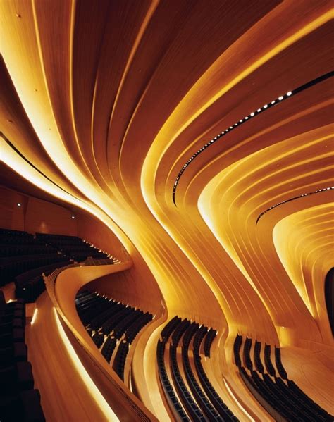 Concert Hall In The Heydar Aliyev Center By Zaha Hadid Incredible