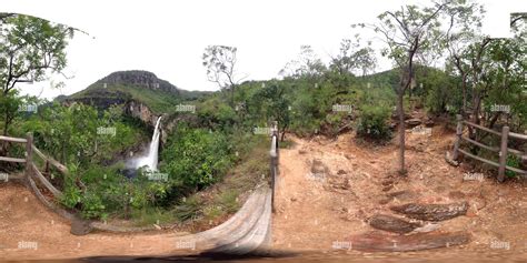 360° View Of Black River Waterfalls 120m Pncv Alamy